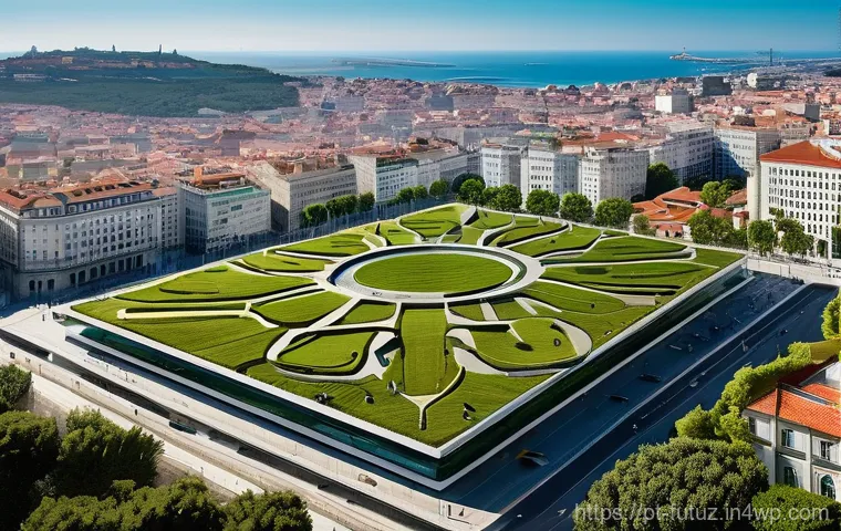 차세대 도시 교통 시스템의 비전 - **Shared and Autonomous Mobility in Porto's Historic Heart:** A diverse group of people experiencing...