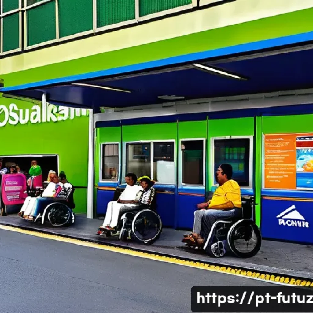 신규 교통 수단 도입의 경제적 효과 - A bustling urban transportation hub in a Brazilian city featuring a modern metro station integrated ...